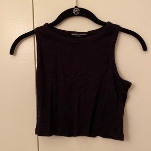 Brandy Melville Black Crop Top